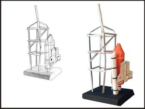 cool kaartje met de space shuttle erop cool kaartje met de space shuttle erop