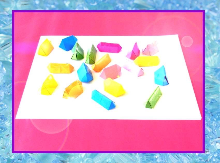 Origami Gemstones