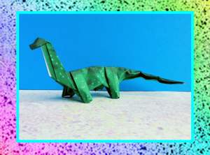 Leuke Brachiosaurus van papier Leuke Brachiosaurus van papier