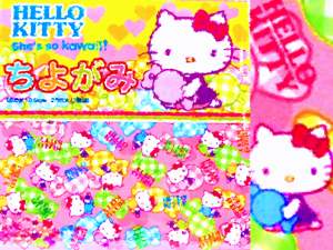 Kawaii Hello Kitty kaartje Kawaii Hello Kitty kaartje
