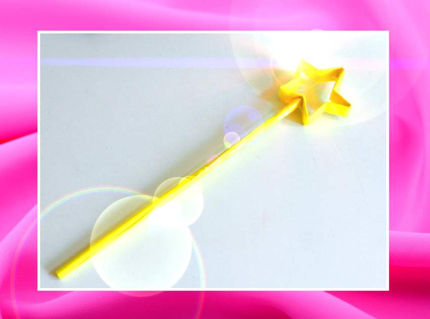 Origami magic wand