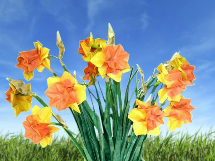 Origami Daffodils