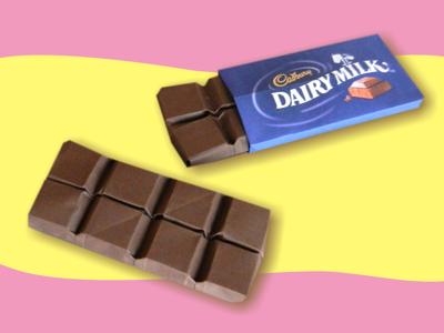 Origami chocolate bars