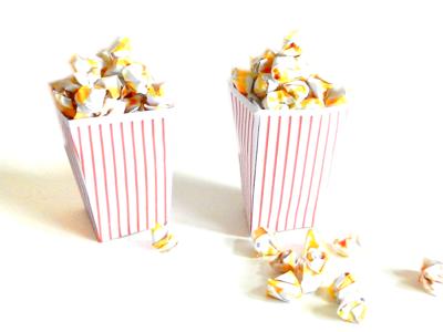 Popcorn in grote bekers Popcorn in grote bekers