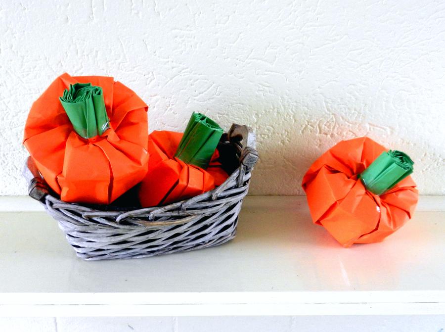 Origami Pumpkins