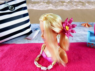 Barbie kaphoofd Barbie kaphoofd
