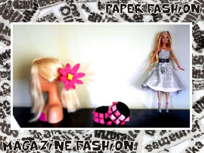 Barbie paper fashion