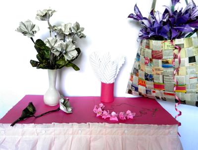 Origami bloemen Origami bloemen