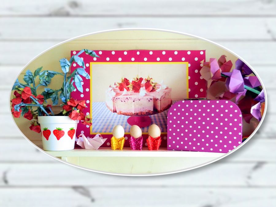 Polka dot cake box