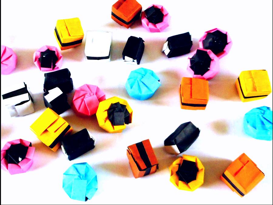 Origami English candy