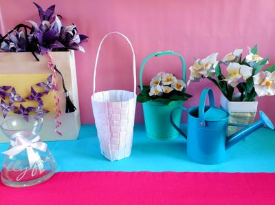 Origami bloemen Origami bloemen