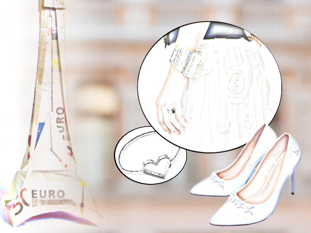 Paris fashion high heels and accessories
