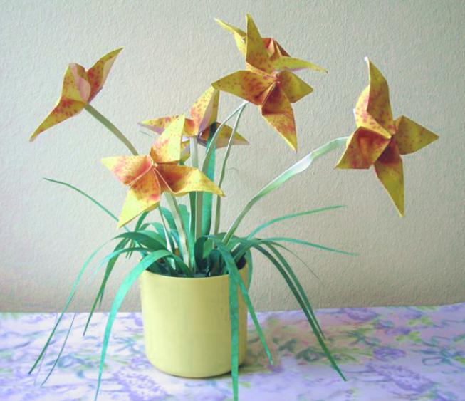 Origami Shooting Star Flowers Origami Shooting Star Flowers
