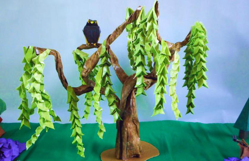 Miniatuur wilgenboom