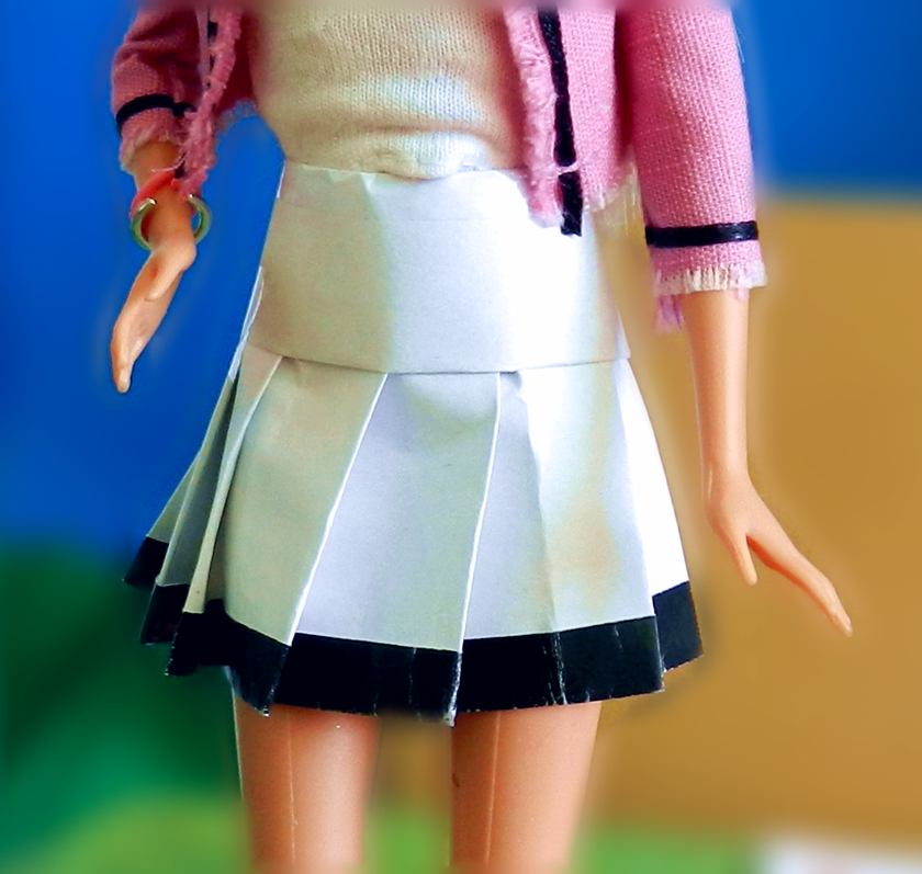 Origami tennisrokje Origami tennisrokje