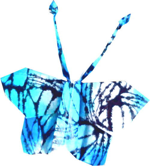 Origami vlinder
