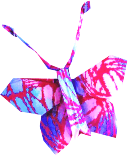 Origami vlinder