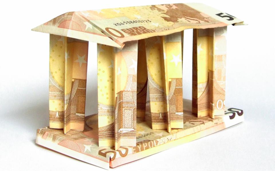 Origami Griekse Tempel