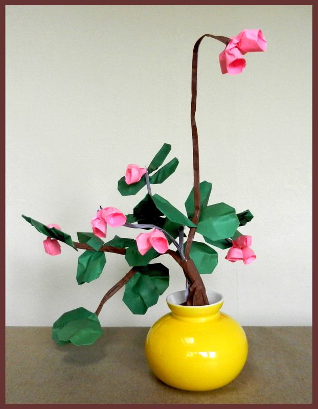 Bonsai Origami Bell Flowers