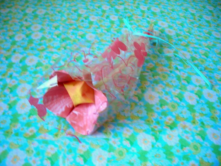 Origami bloem