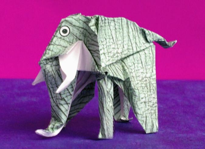 Origami Olifant Origami Olifant