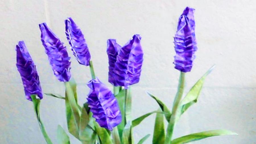 Lavendel van papier