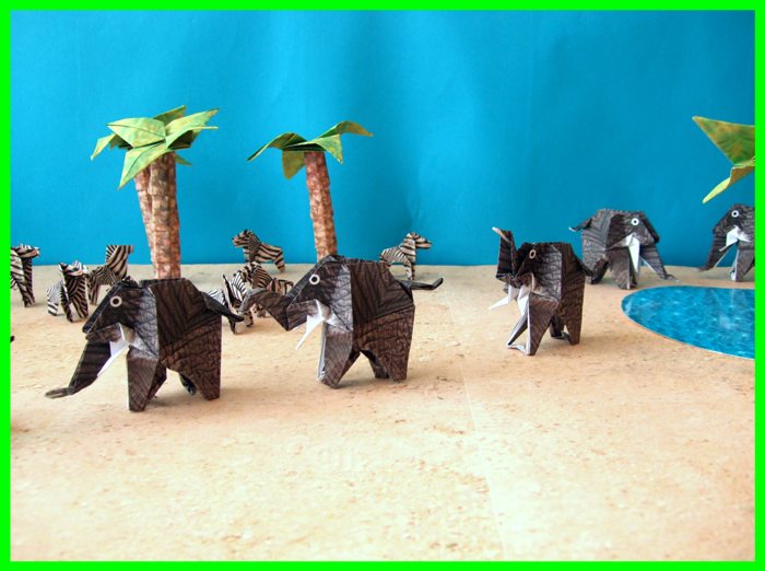 Origami Elephants