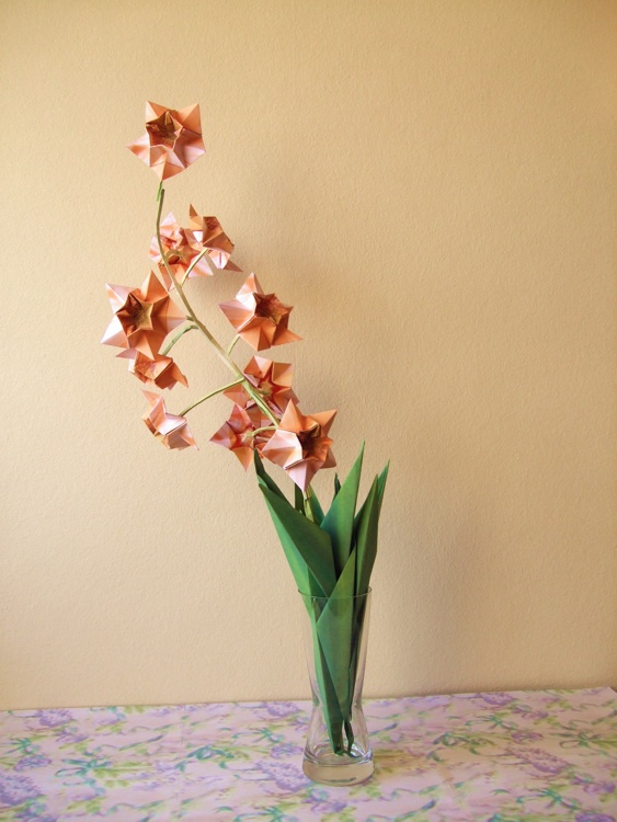 Origami kunst bloemen