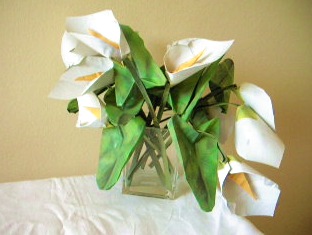 Origami Aronskelk Origami Aronskelk