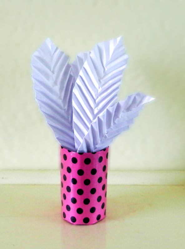 Origami feathers