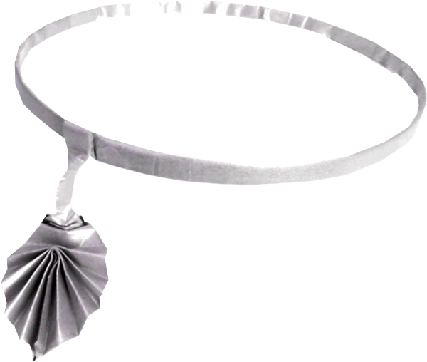 Origami Ketting met Blaadje