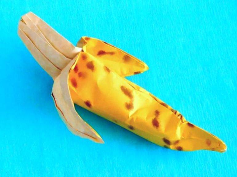 Origami Banaan Origami Banaan