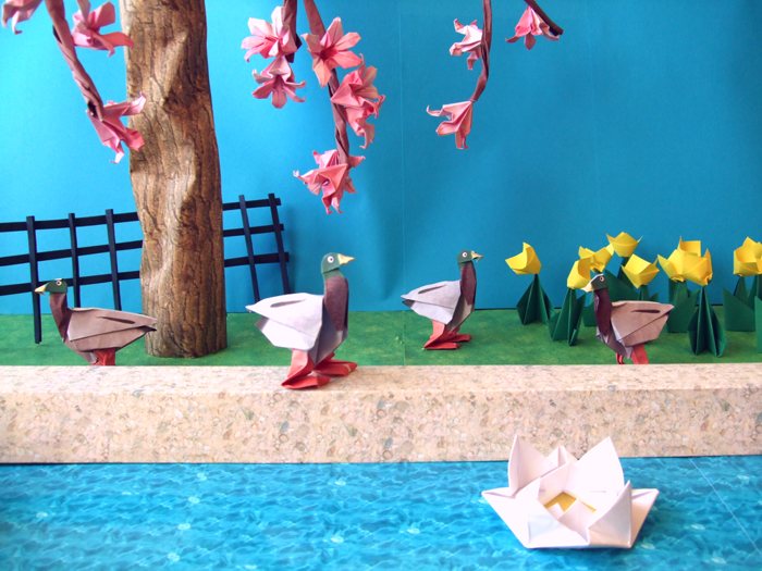 Origami eenden Origami eenden