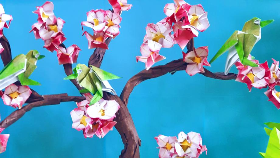 Origami Bloesem Boom Origami Bloesem Boom