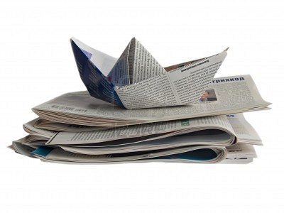 Origami bootje Origami bootje