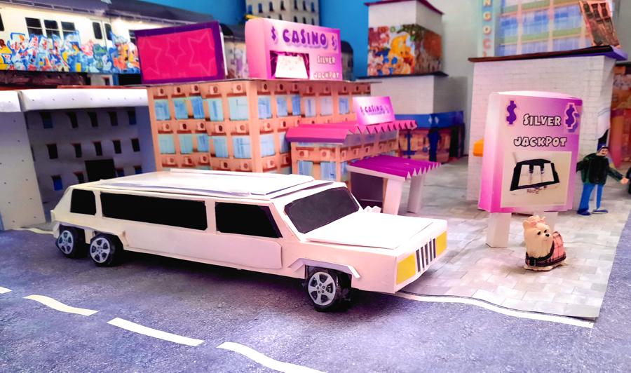 Limousine van papier