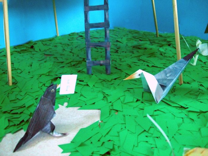origami gull origami gull