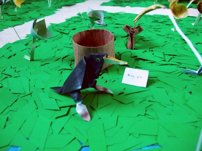 funny origami bird funny origami bird