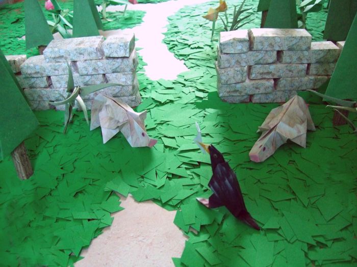 ratten van papier gemaakt ratten van papier gemaakt