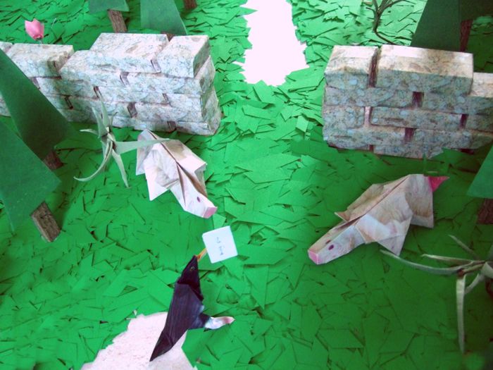 ratten van papier gemaakt ratten van papier gemaakt