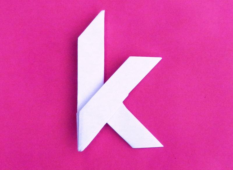 Origami letter