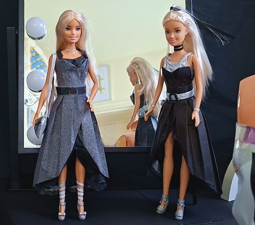 Origami doll fashion