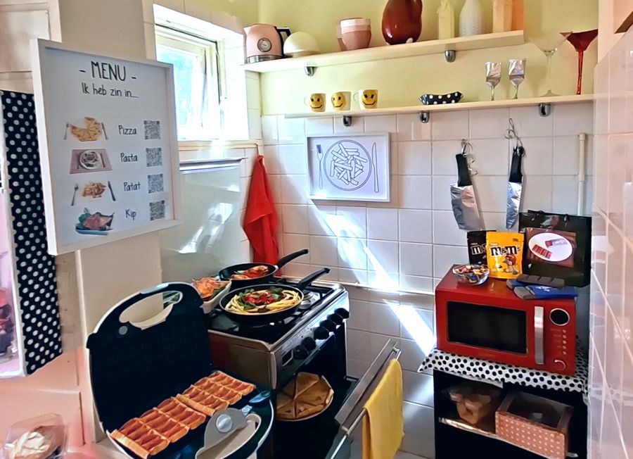 Nice cooking area