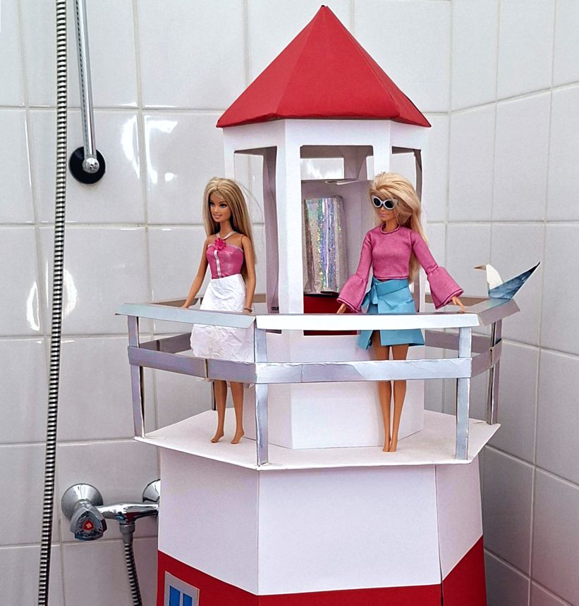 Paper Dollhouse Lighthouse