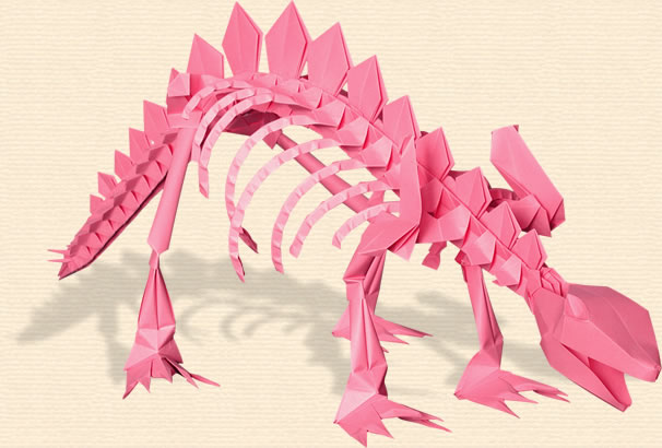 Origami Stegosaurus