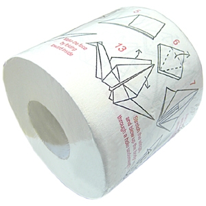 Origami Toilet Paper