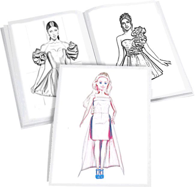 Fashion Coloring Book