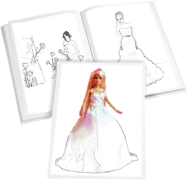 Wedding coloring book Wedding coloring book