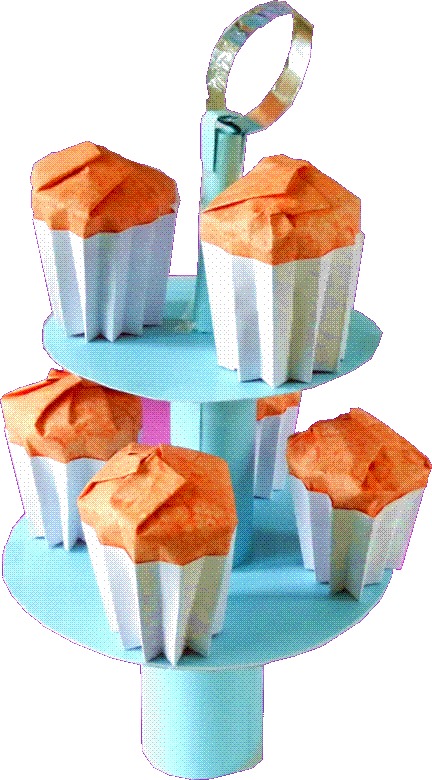 Origami Cupcakes