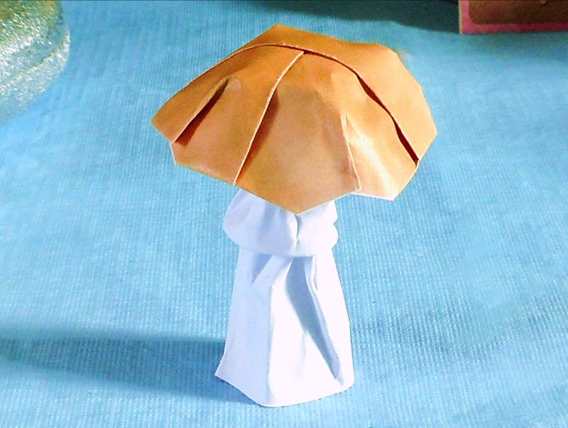 Origami mushroom